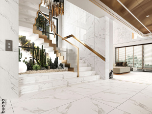 Керамогранит Buono Ceramica Marble Carrara Anita Glossy арт. M4402P (60x120) полированный